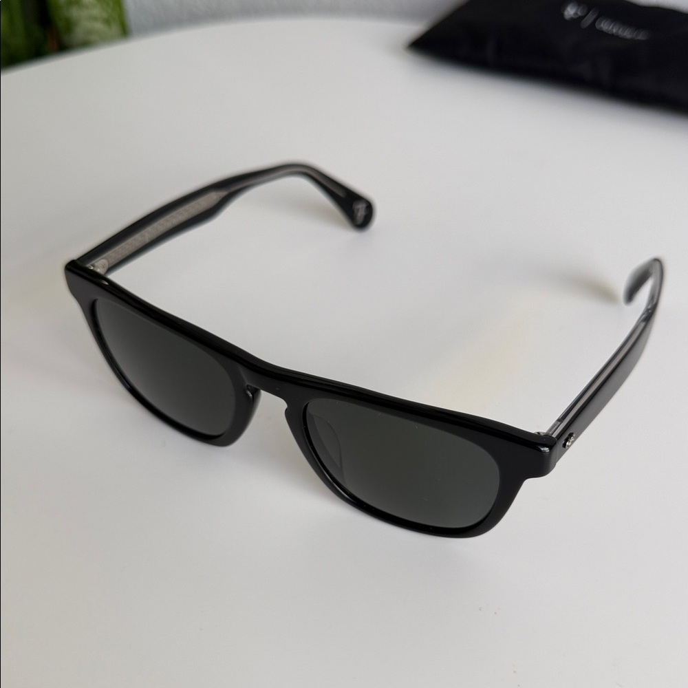 Oliver Peoples x Roger Federer R-3 51mm Polarized Black Sunglasses - Picture 8 of 8